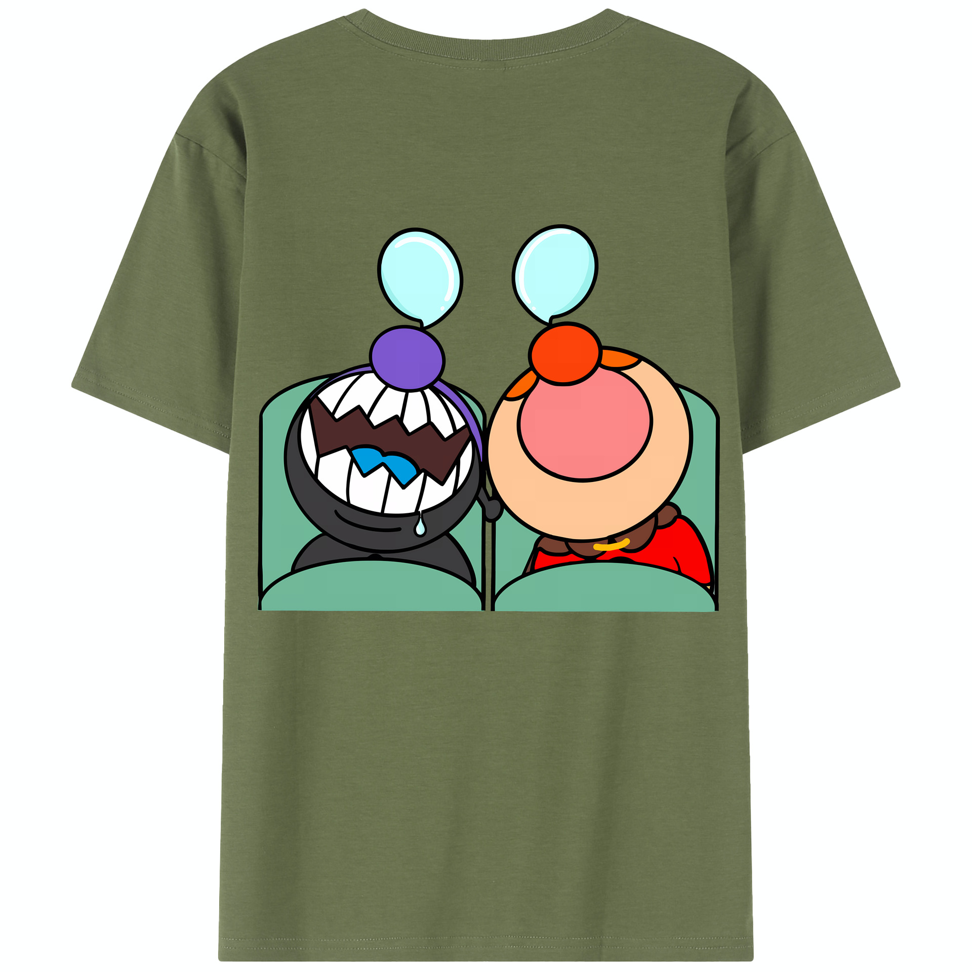 （画像用） アンパンマン Anpanman 綿100％半袖Tシャツ（背面プリント）
